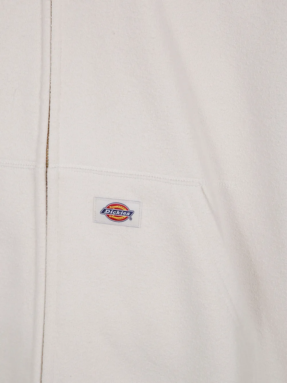 Dickies Construct Hoodie met rits en logodetail Beige