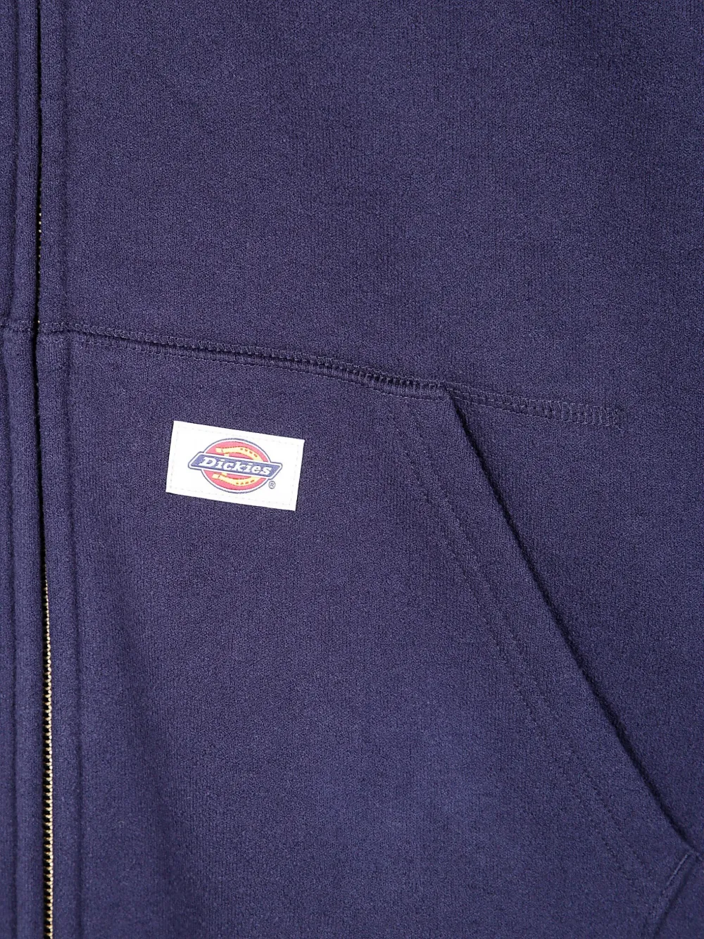 Dickies Construct Zip-up Cotton Hoodie In Blue
