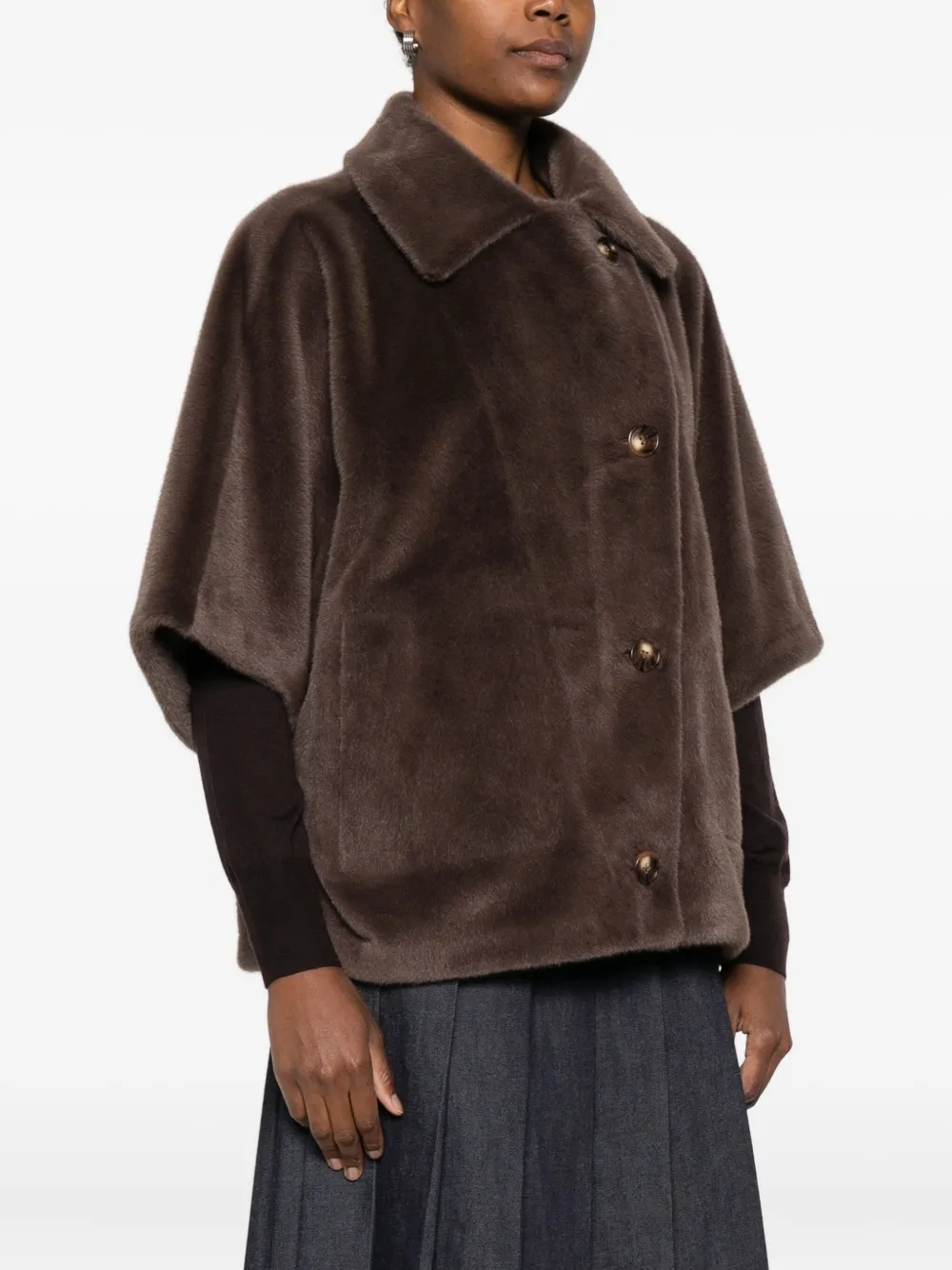 Studio Ar Avy Coat In Brown
