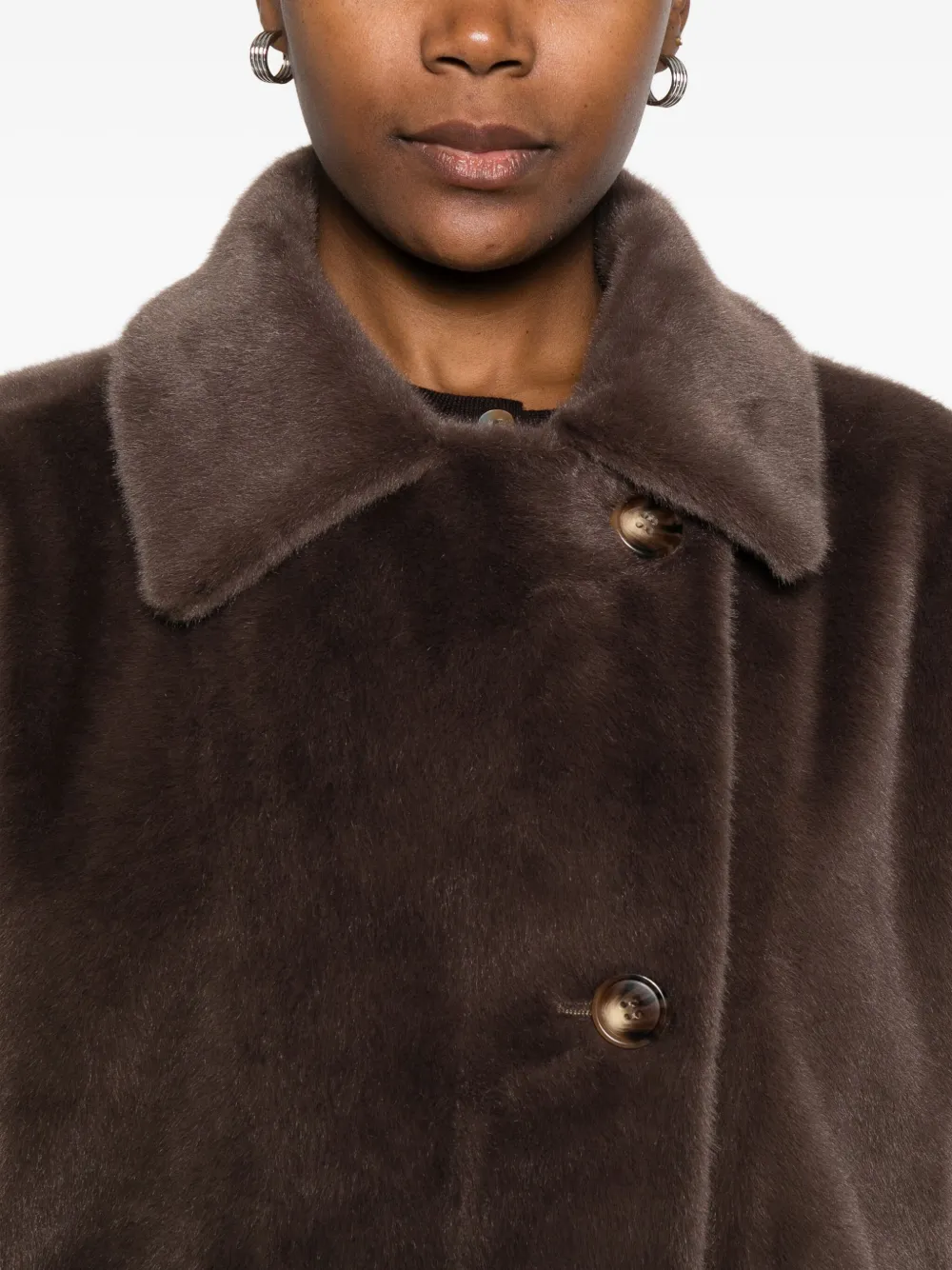 Studio Ar Avy Coat In Brown