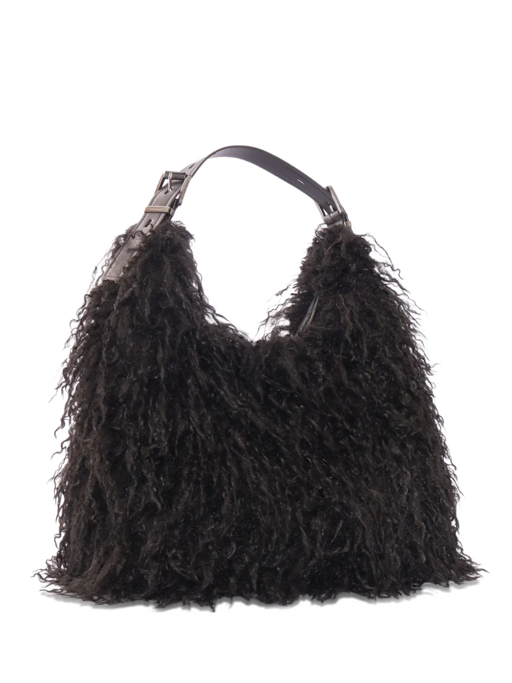 Michael Kors Kids faux-fur shoulder bag - ブラック Michael Kors Kids faux-fur shoulder bag - ブラック