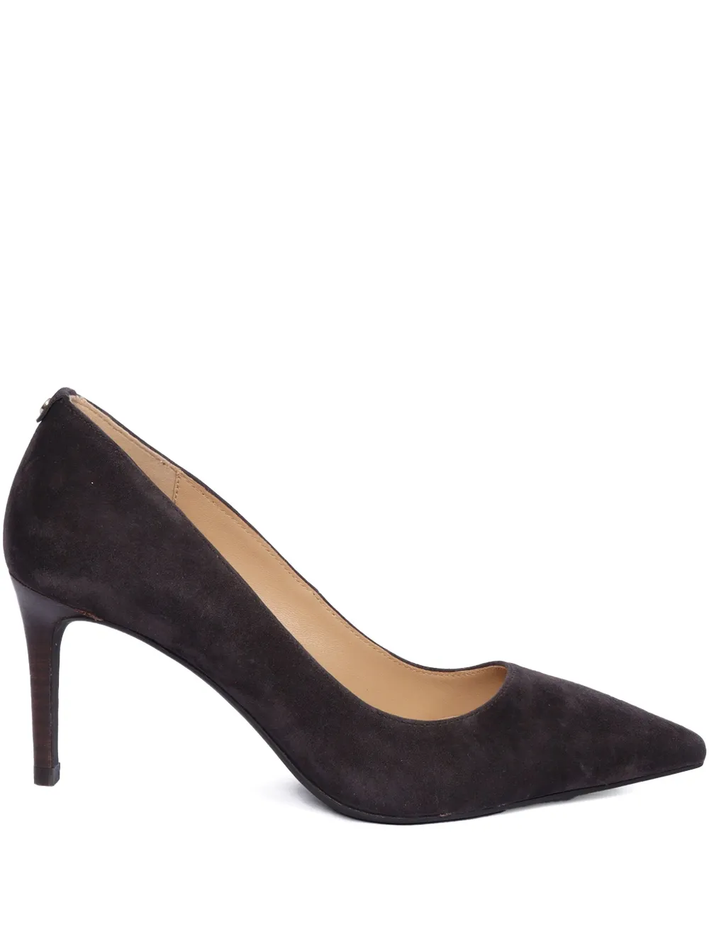Michael Kors Kids 80mm Alina Flex suede pumps Brown