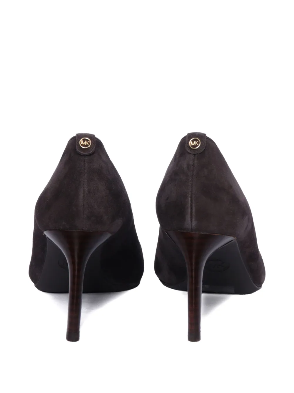 Michael Kors Kids 80mm Alina Flex suede pumps Brown