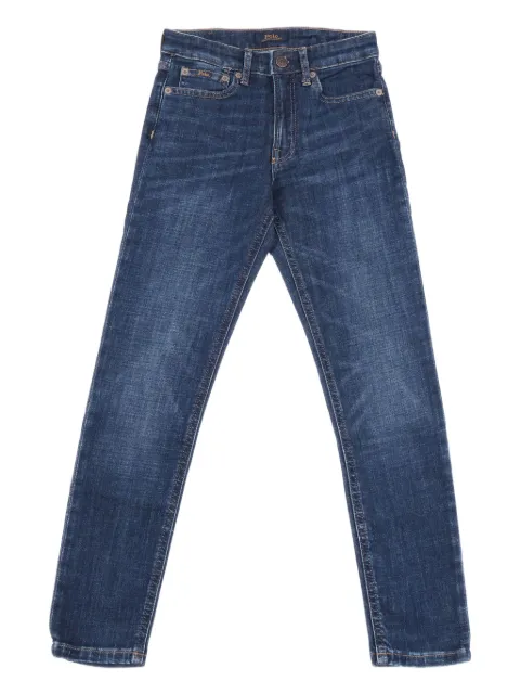 POLO RALPH LAUREN KIDS skinny jeans con bolsillos