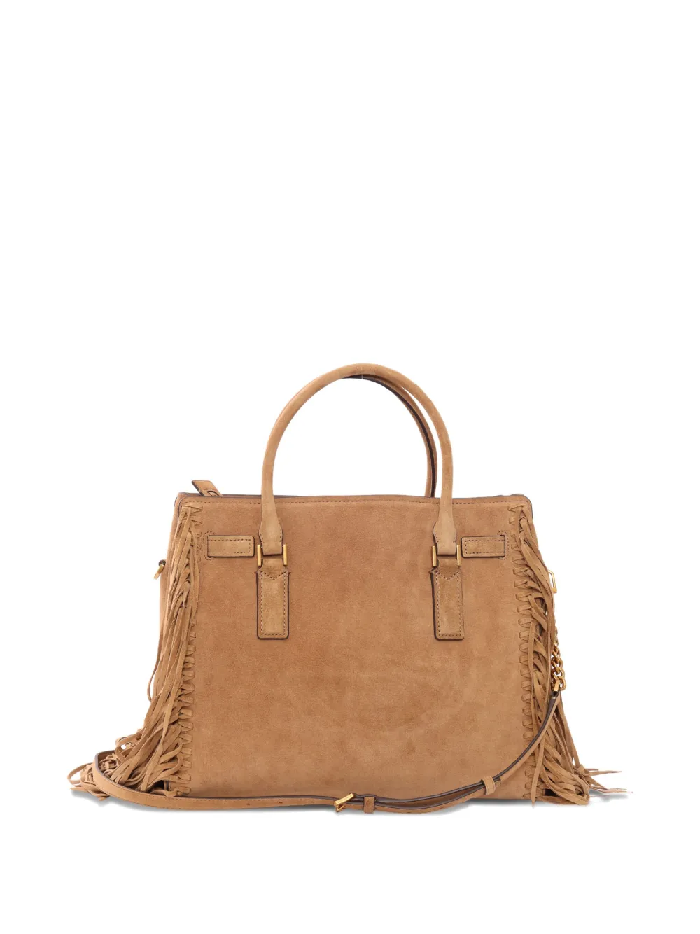 Michael Michael Kors small Hamilton Moderne fringed bag - Bruin