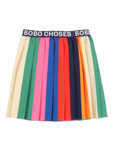 Bobo Choses rainbow pleated skirt