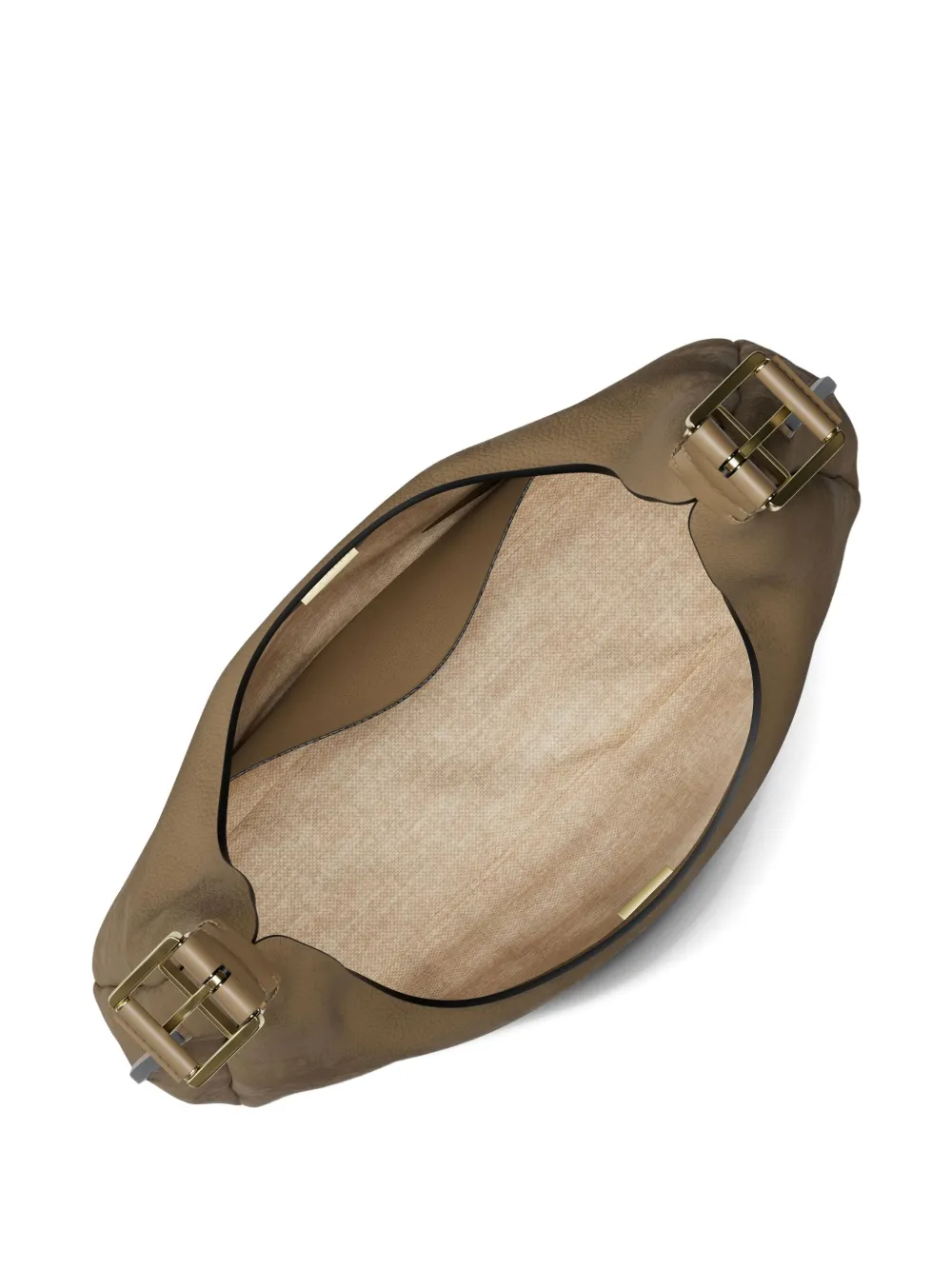 Michael Kors Leren schoudertas Bruin