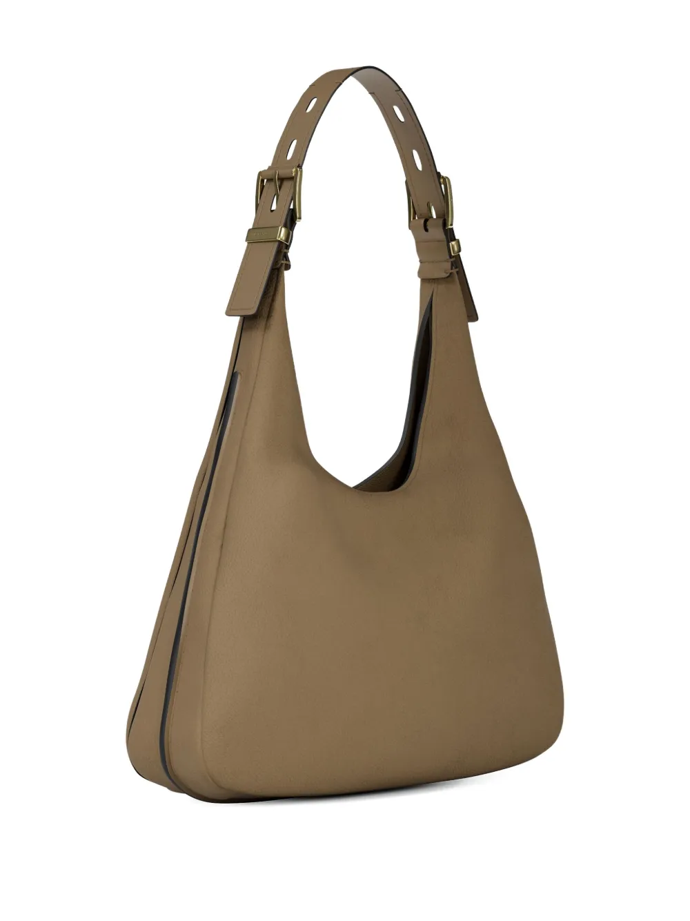 Michael Kors Leren schoudertas Bruin