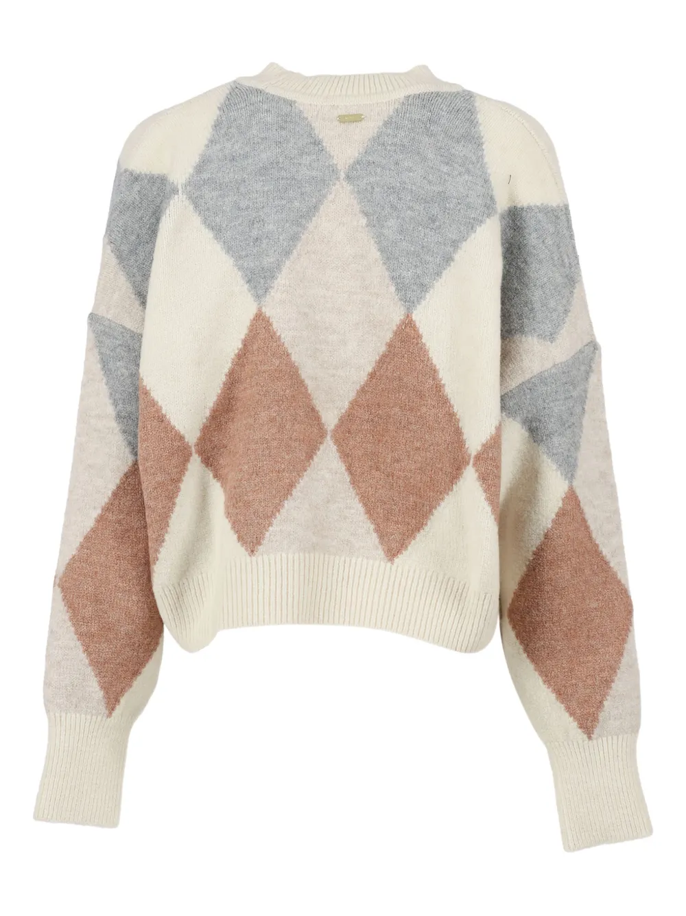 Barbour diamond-pattern wool-blend cardigan | Cardigans | Image 2