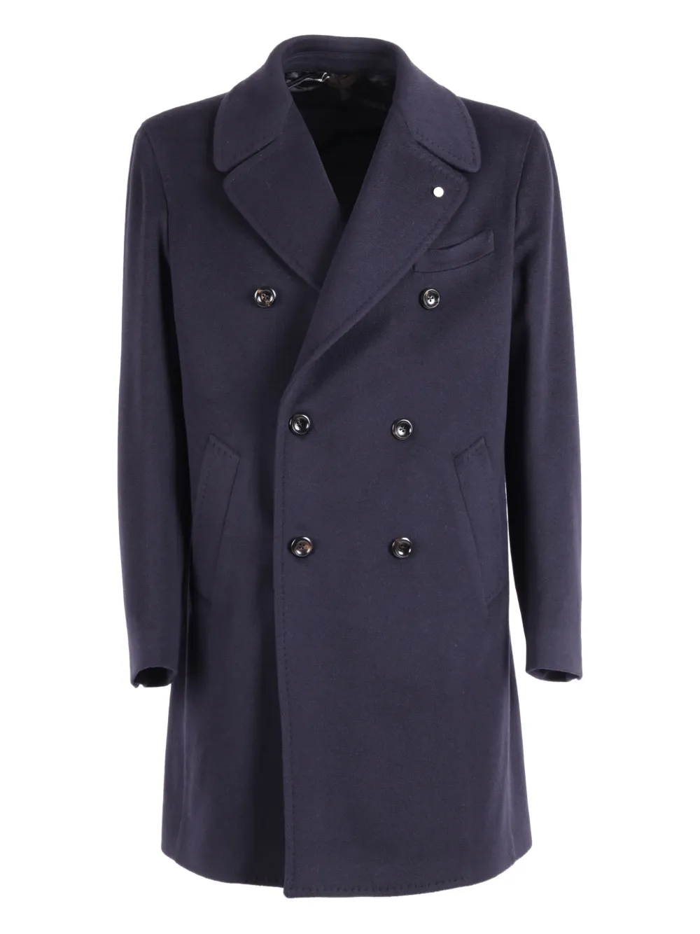 LUIGI BIANCHI MANTOVA double-breasted coat | Blue | Image 1