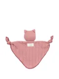 TEDDY & MINOU cat head quilted comforter - Pink