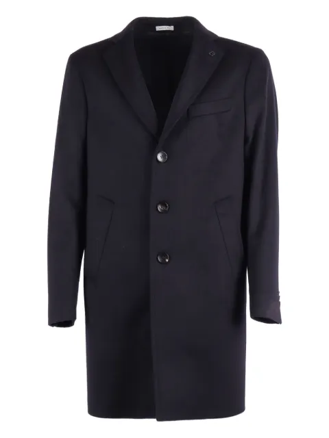 Brera three-button wool coat
