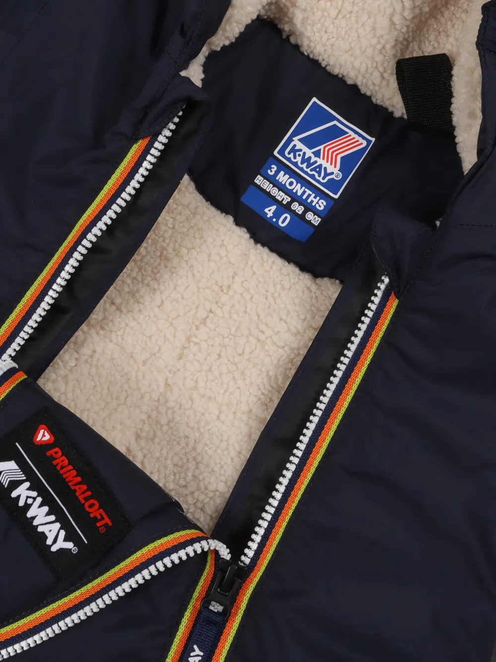 K Way Kids Skipak met capuchon Zwart