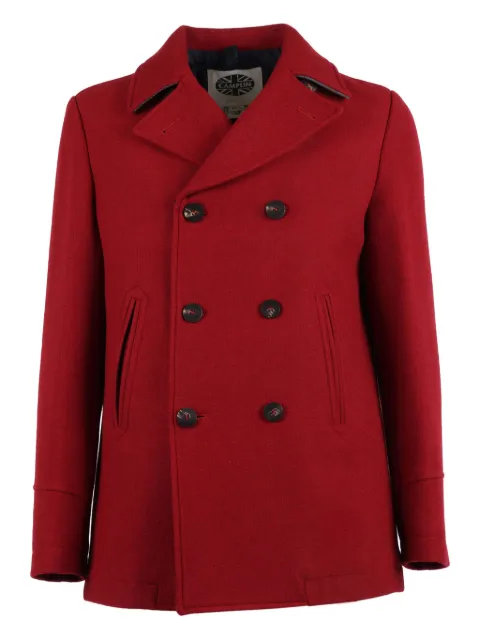 Camplin double-breasted wool coat