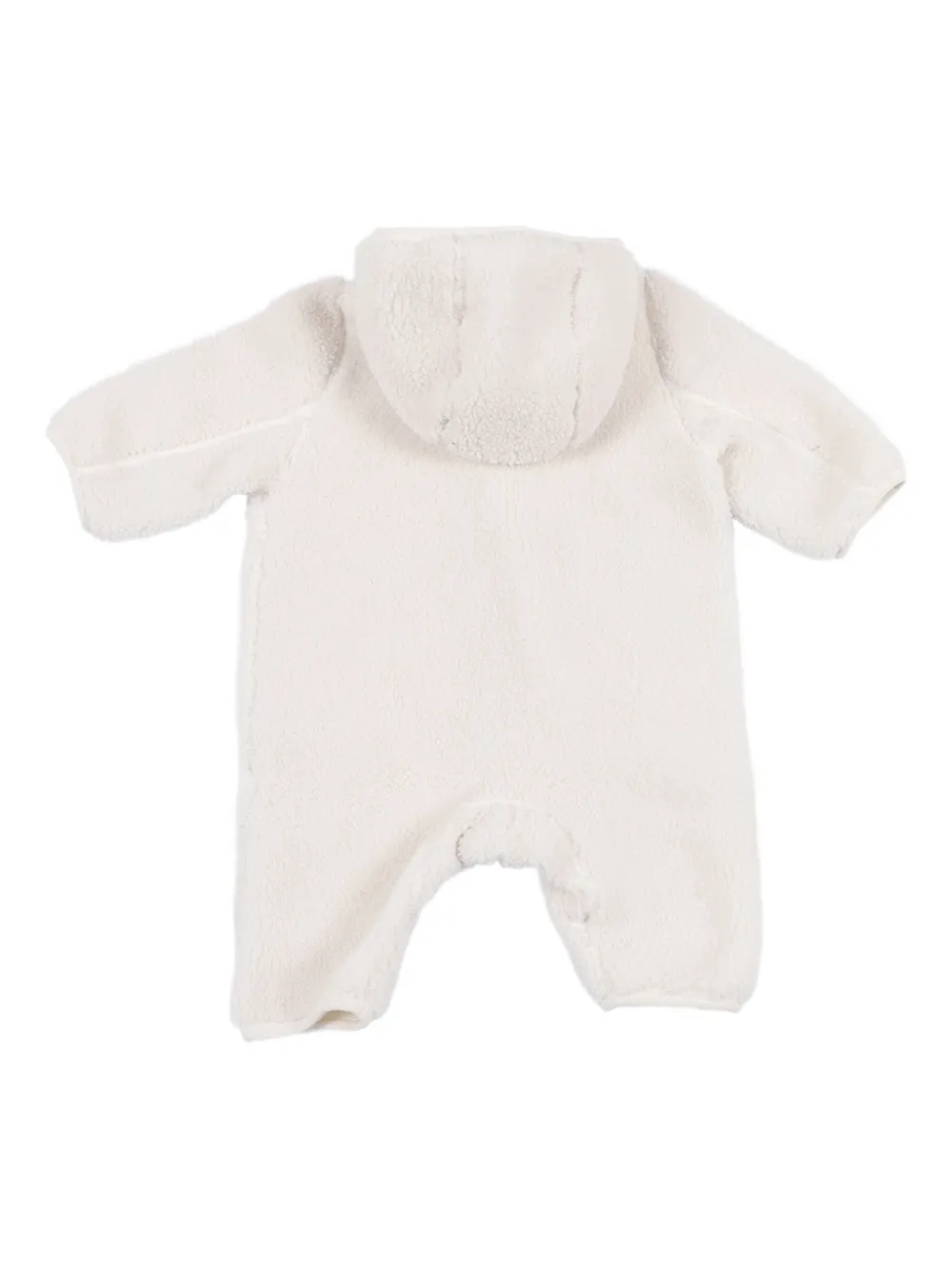 K Way Kids fleece hooded romper - Beige