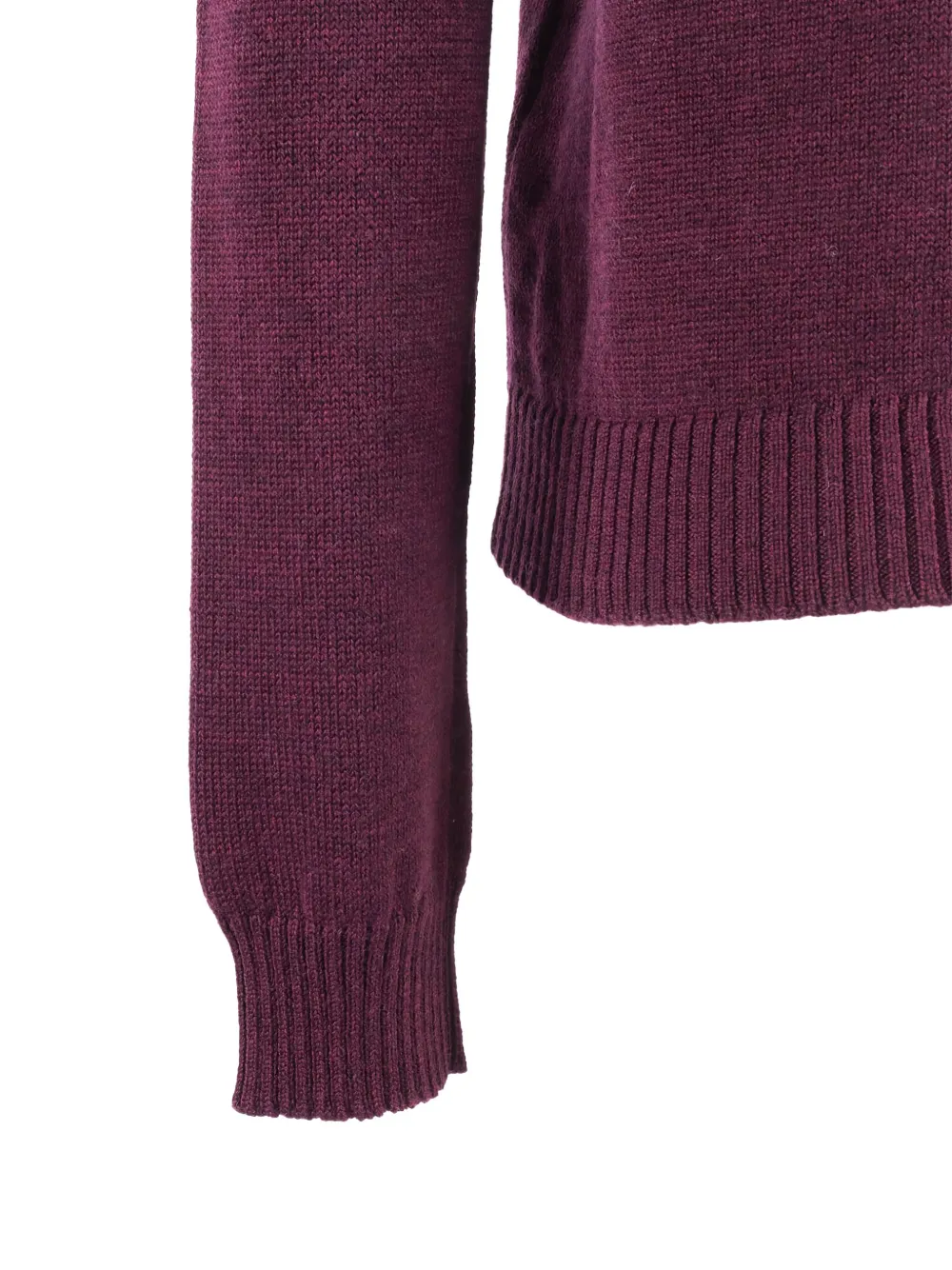 Ballantyne Round-neck Wool Sweater In Purple