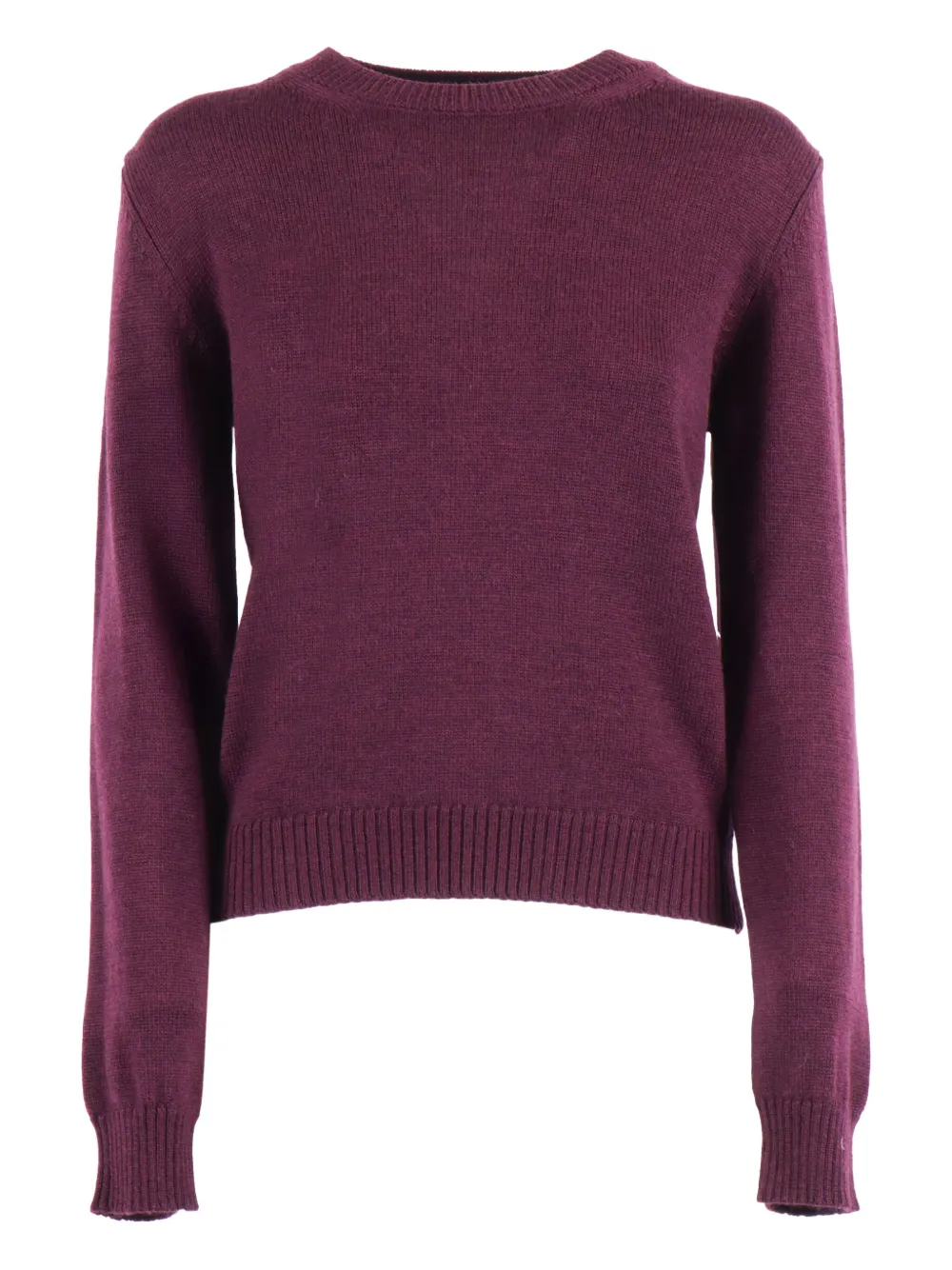 Ballantyne round-neck wool sweater | Purple | Image 1