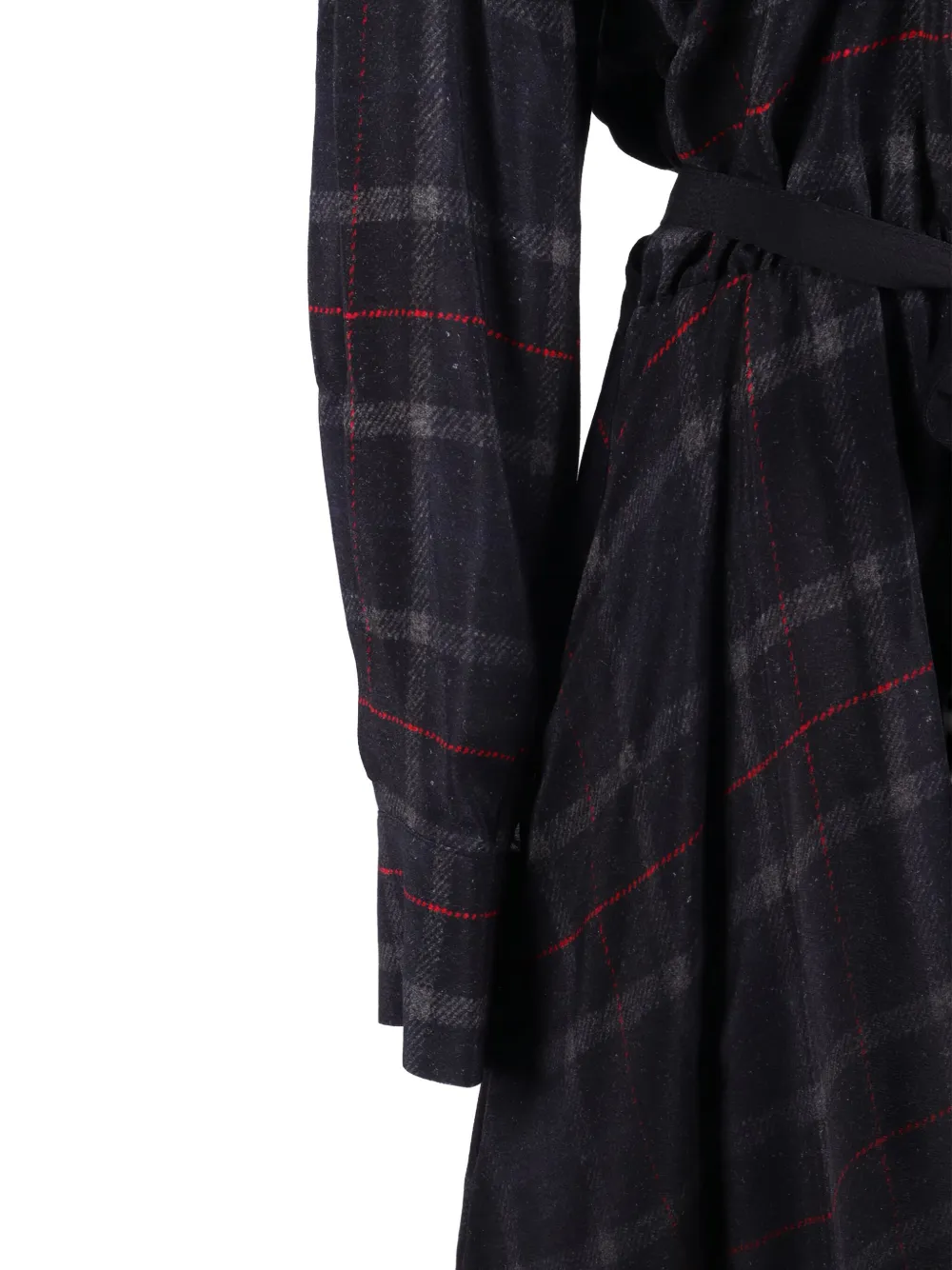 Shirtaporter Checkered Dress In Black