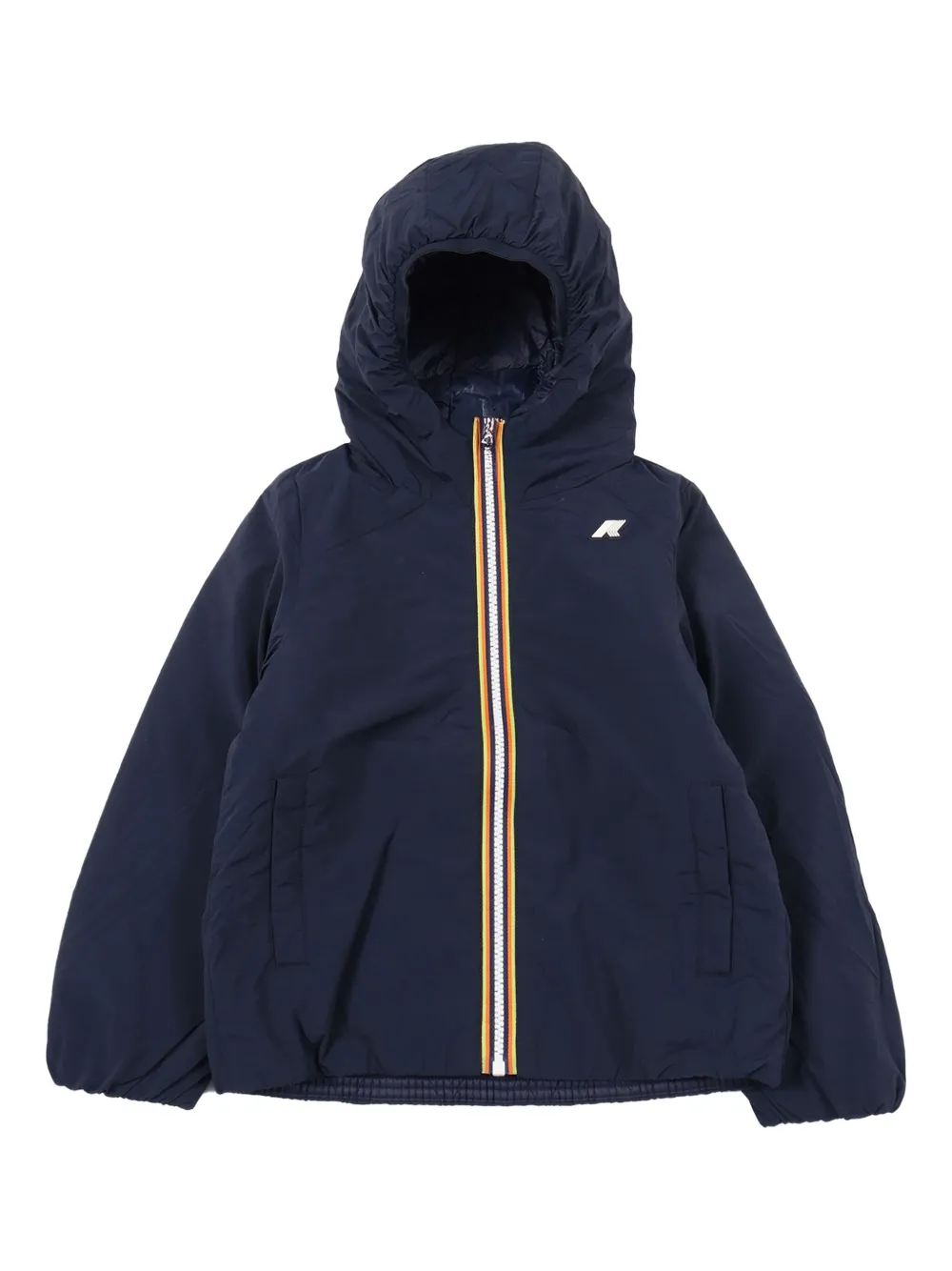 K Way Kids hooded jacket | Blue | Image 1