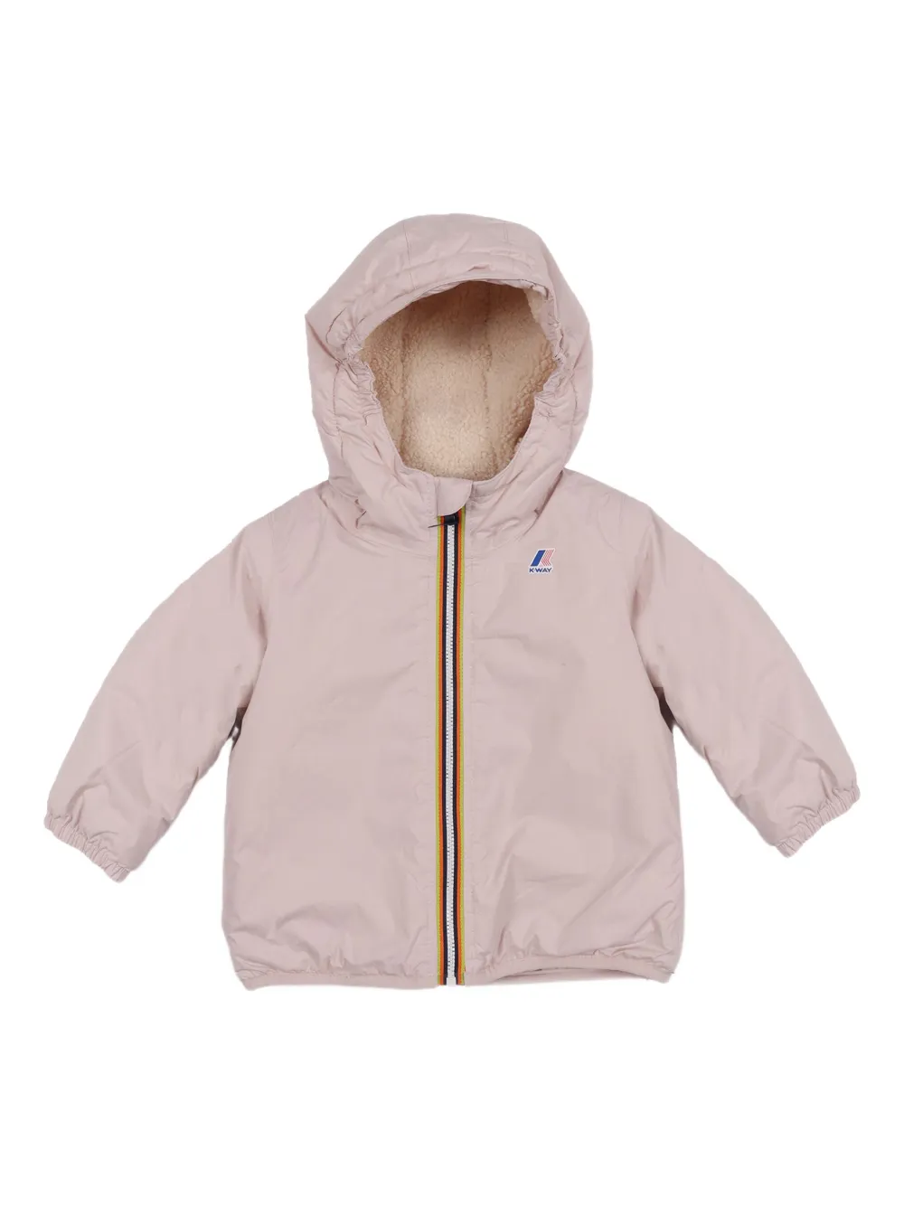K Way Kids chamarra capitonada con capucha | rosado | Image 1