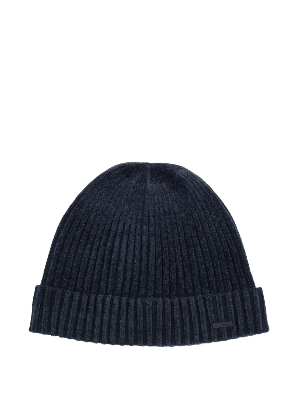 RRD velvet-effect ribbed beanie | Blue | Image 1