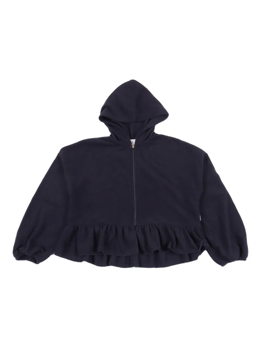 MAGIL peplum hooded jacket | Black | Image 1