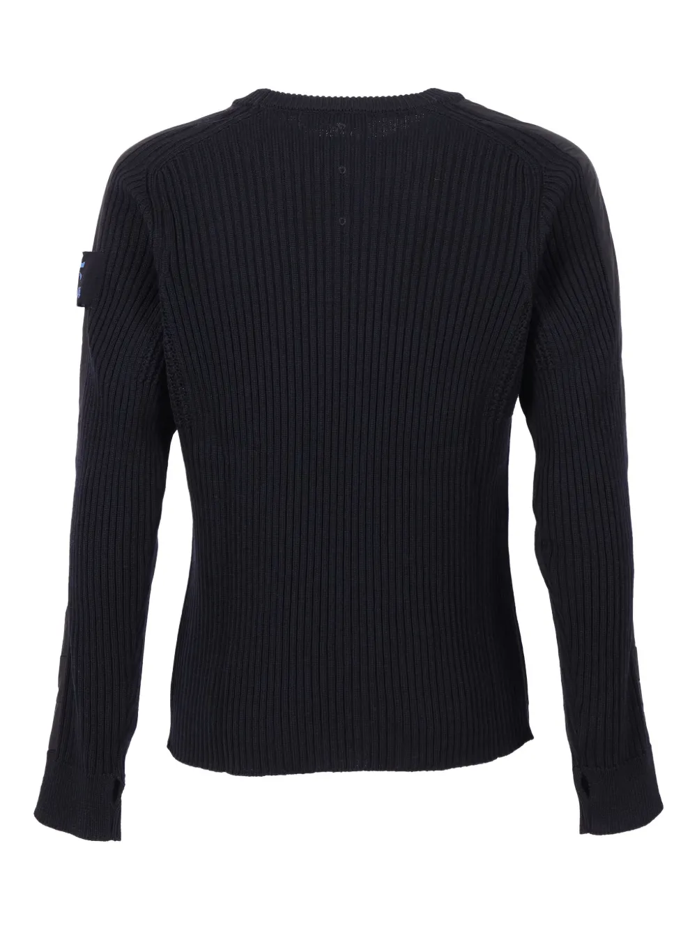 Premiata ribbed crew-neck sweater - Blauw