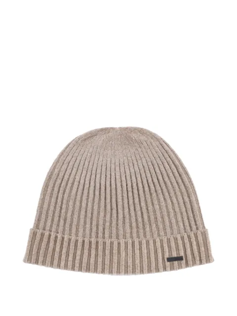 RRD velvet-effect ribbed beanie 