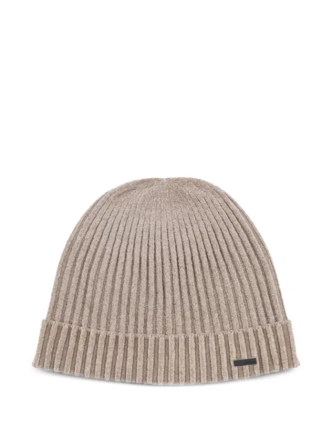 RRD velvet-effect ribbed beanie 