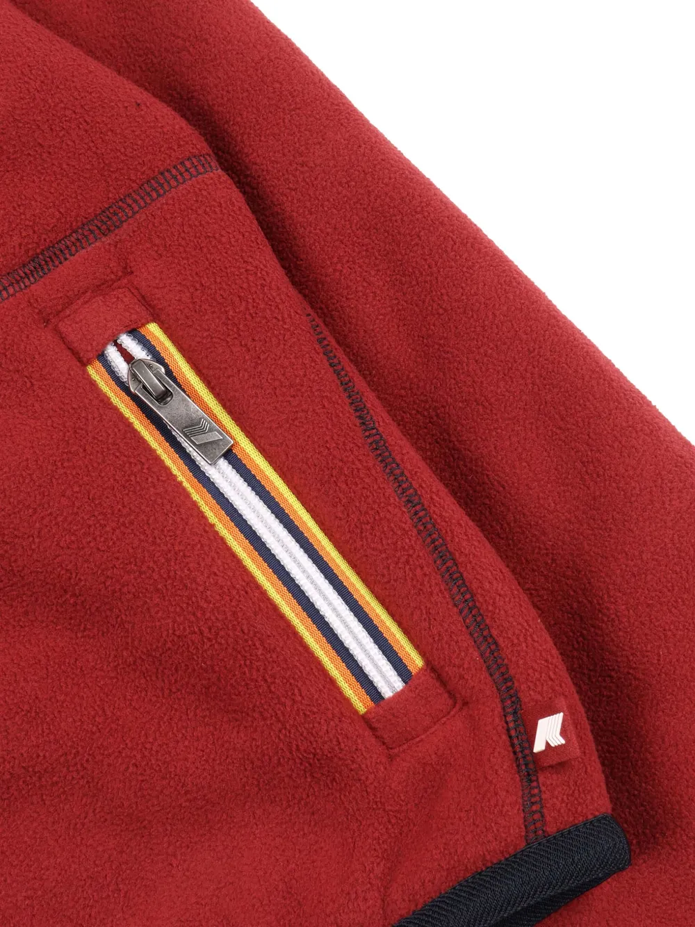 K Way Kids Omkeerbare fleece hoodie Blauw