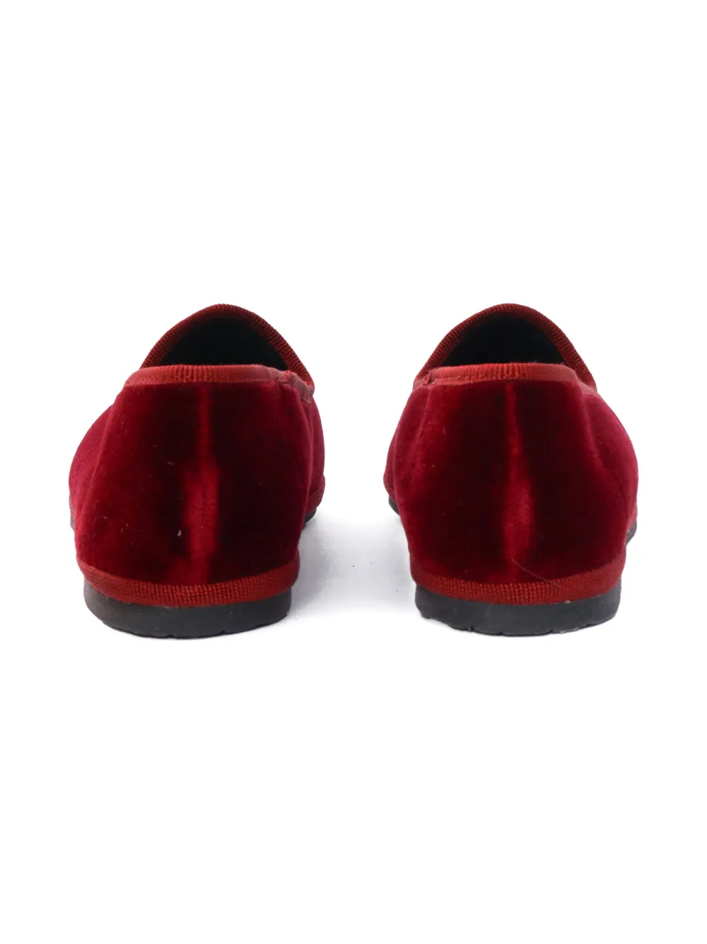 Il Gufo Fluwelen ballerina's Rood