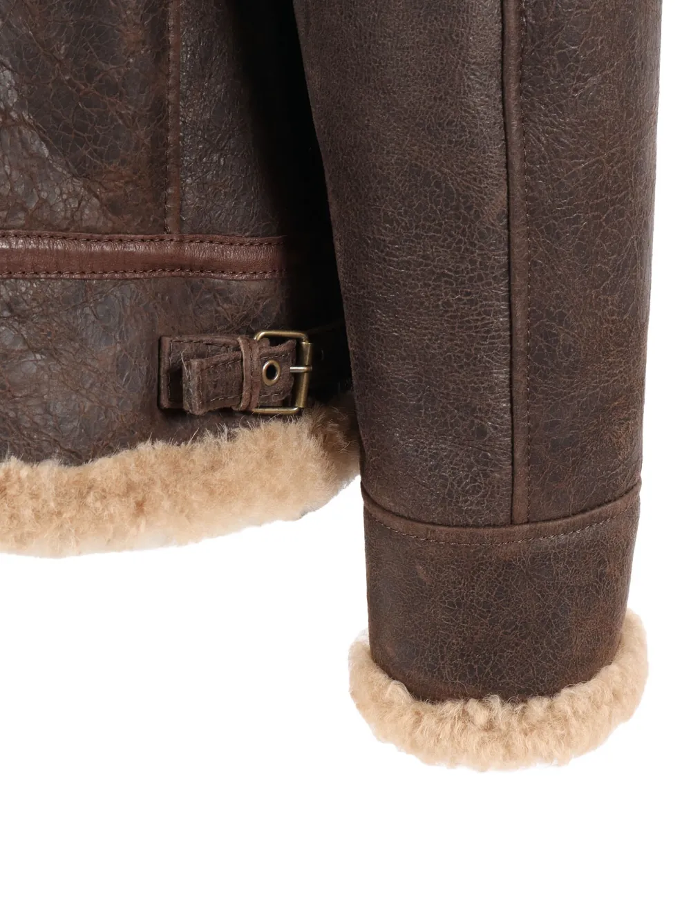 Stewart Sylvester-aviator Jacket In Brown
