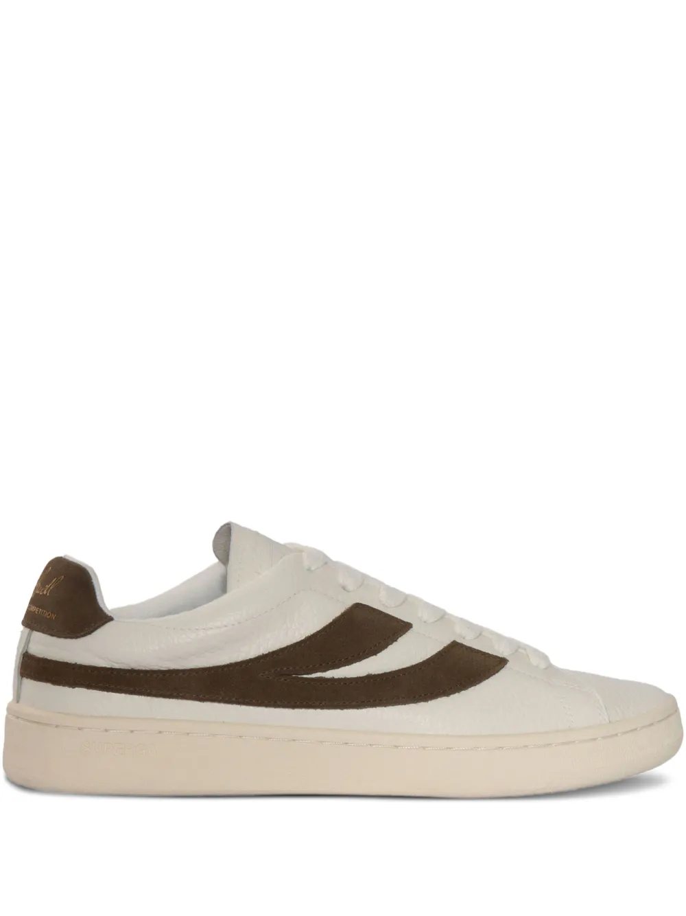 Superga LendI panelled leather sneakers | Neutrals | Image 1
