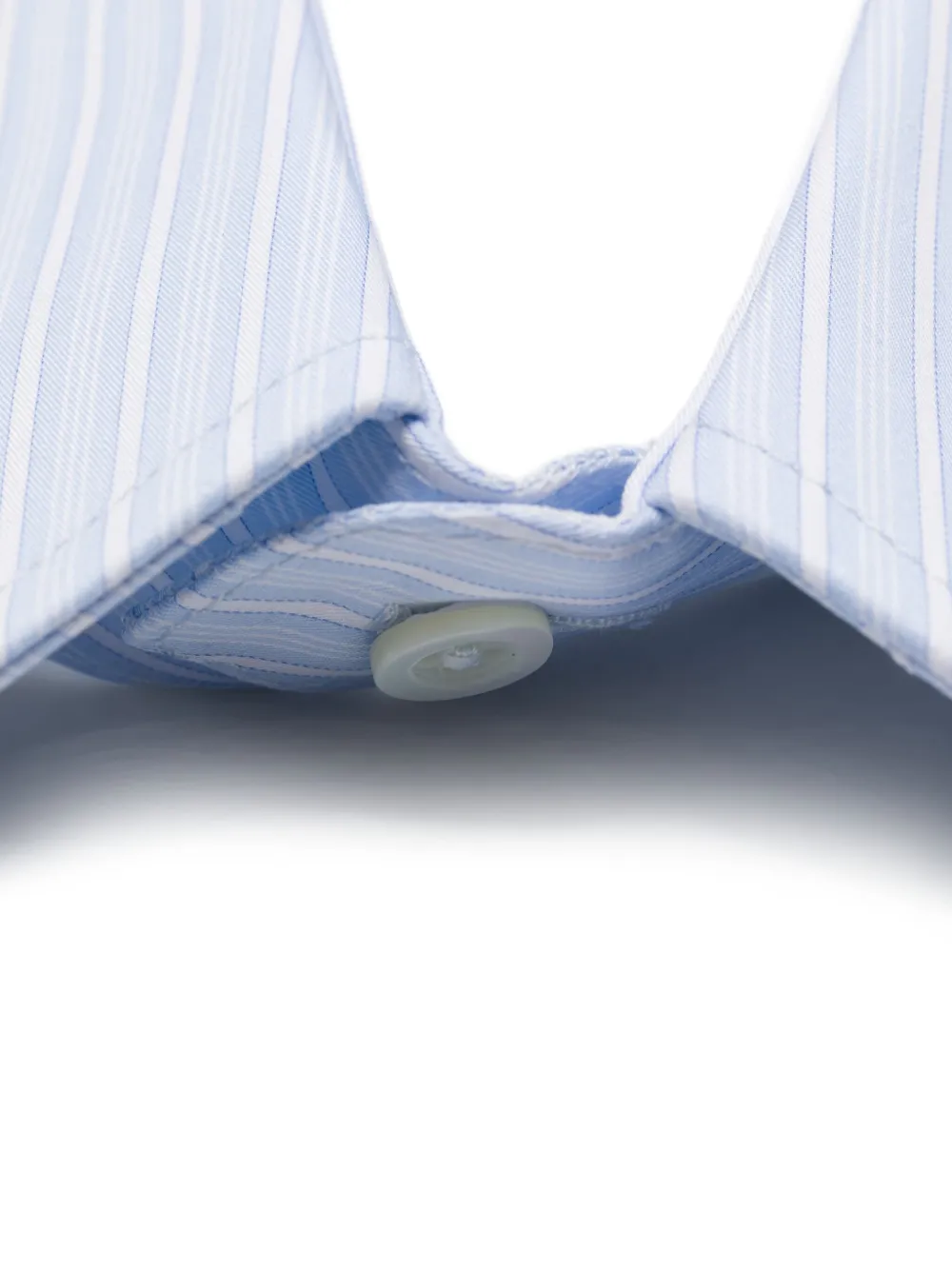 Maison Margiela Stropdas met gestreepte kraag Blauw