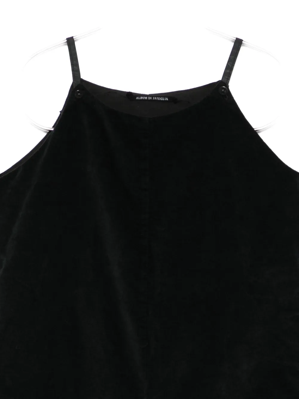 Album Di Famiglia Sleeveless Romper In Black
