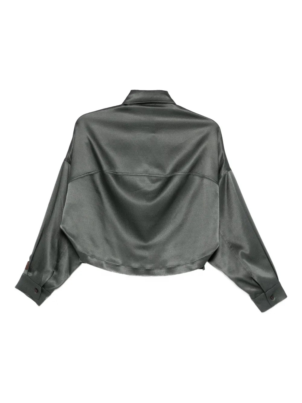 Alysi satin shirt - Grijs