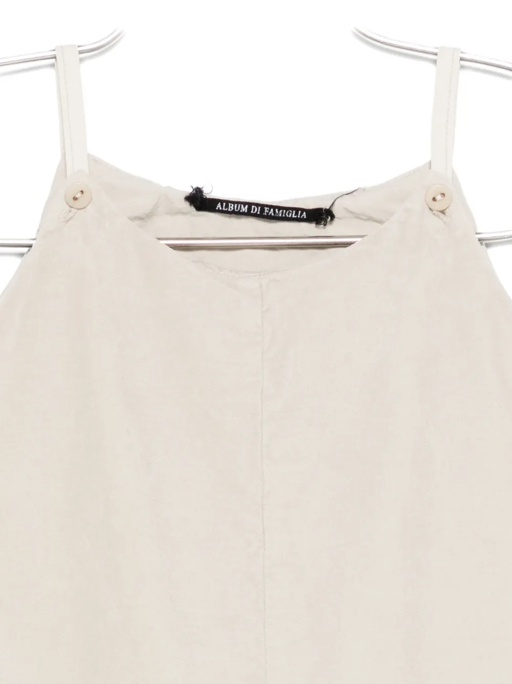 Album Di Famiglia Sleeveless Jumpsuit In Neutral