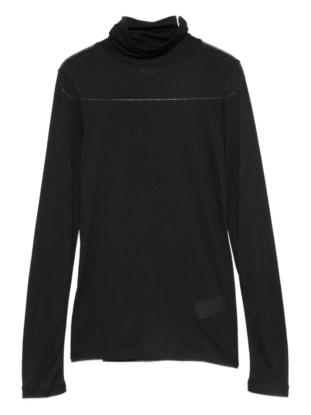 Majestic Filatures roll-neck top | Black | Image 1