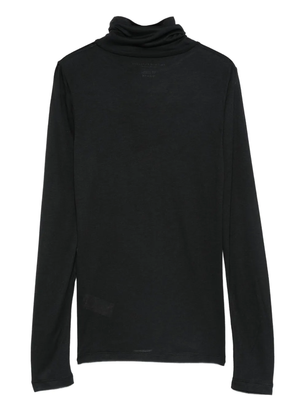 Majestic Filatures Top met col Zwart