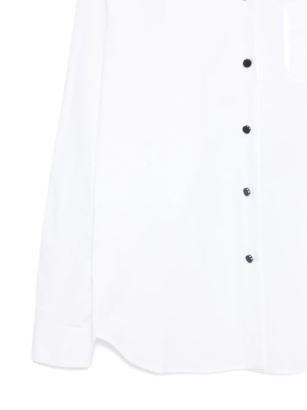 N°21 Buttoned Long-sleeve Shirt In White