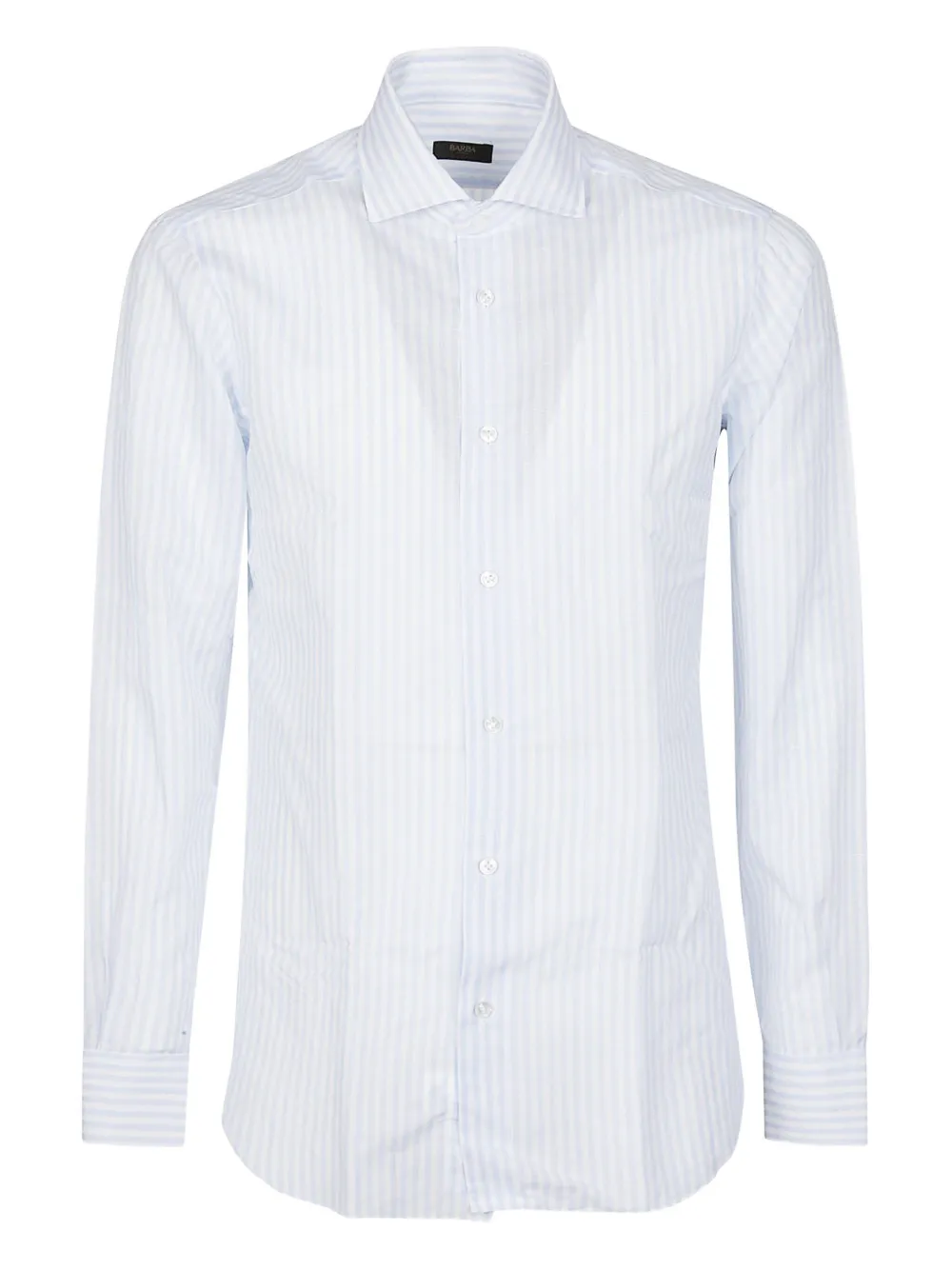 Barba striped cotton shirt | Blue | Image 1
