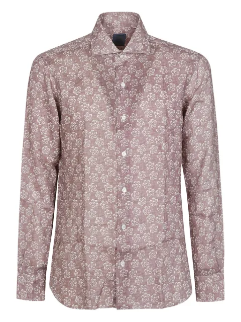 Barba camisa con estampado floral