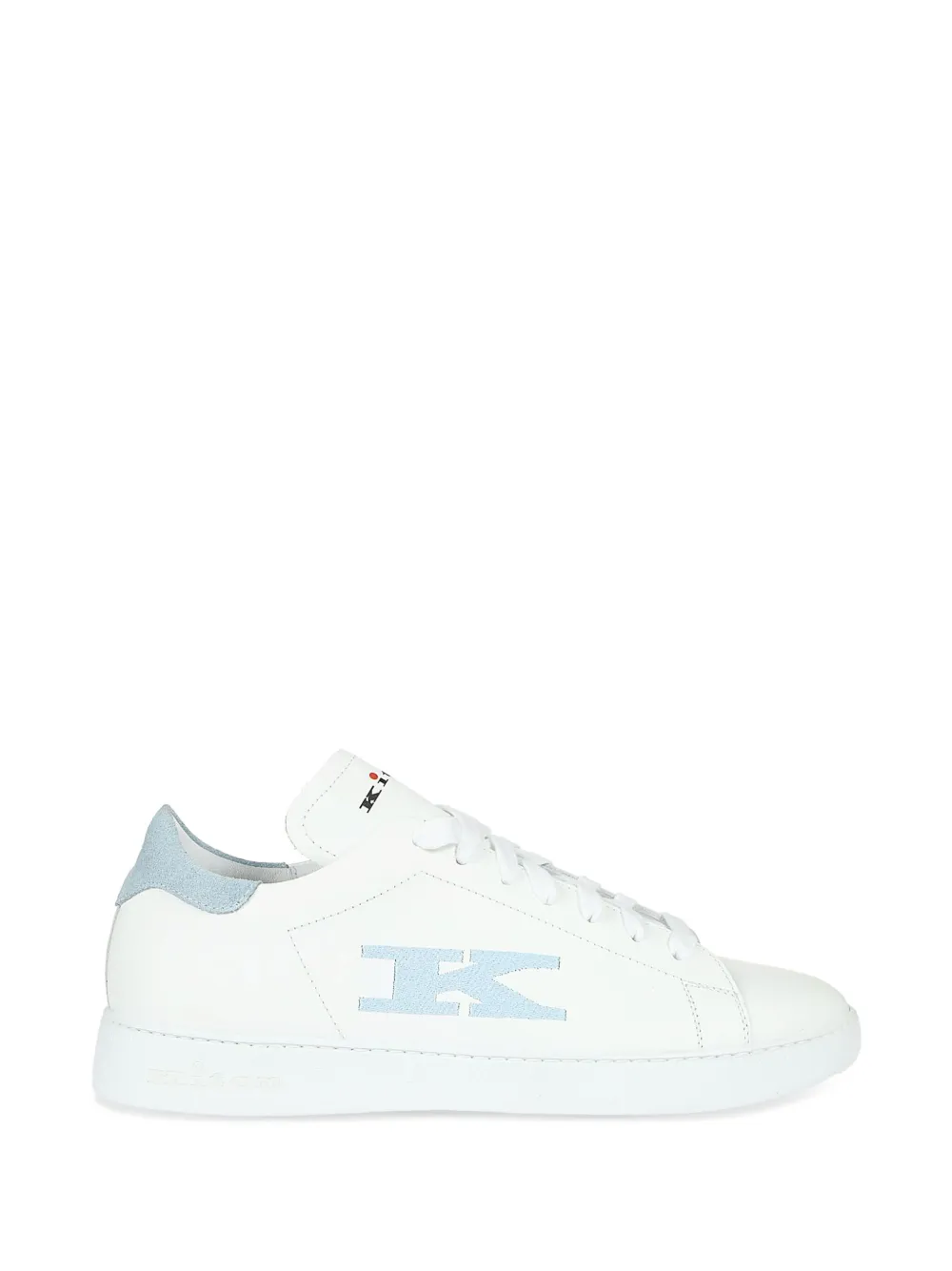 Kiton Leren sneakers Wit
