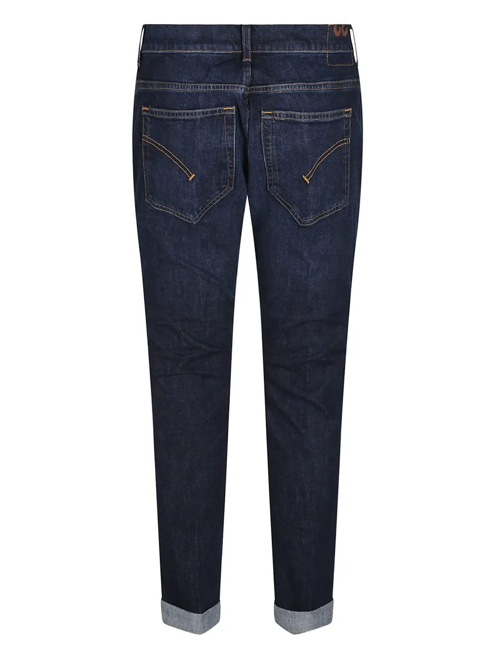 DONDUP Jeans met riemlussen en omgeslagen pijpen - Blauw
