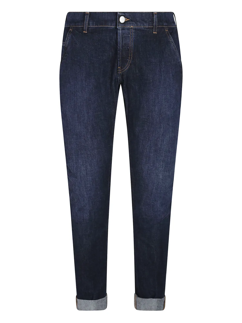 DONDUP belt-loops cuffed jeans | Blue | Image 1
