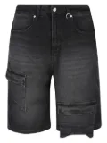 RETERNITY cargo denim shorts - Black