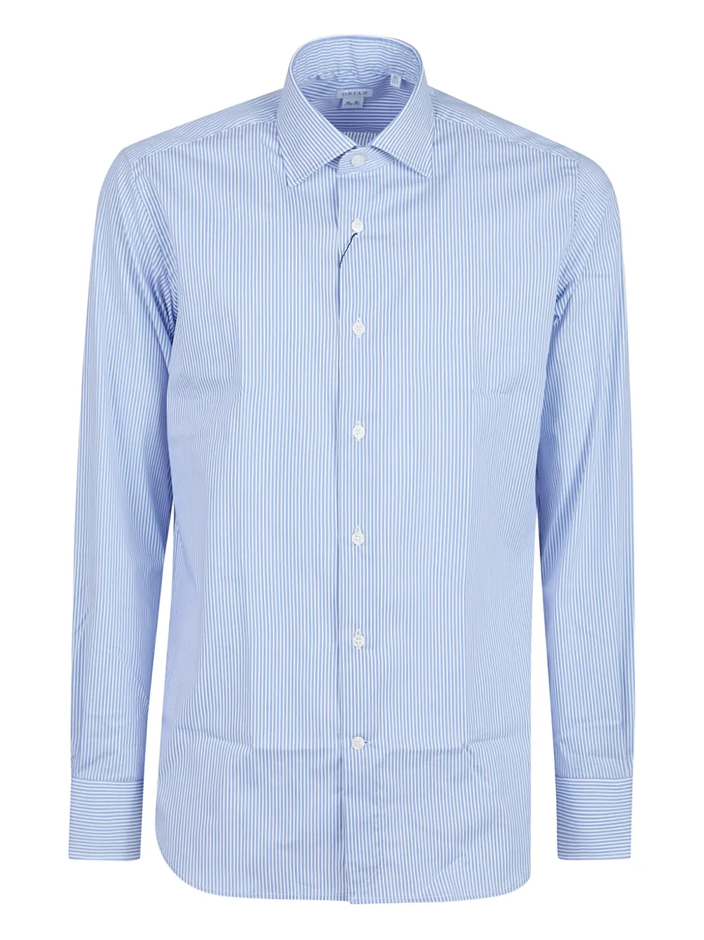 Orian striped cotton shirt | Blue | Image 1
