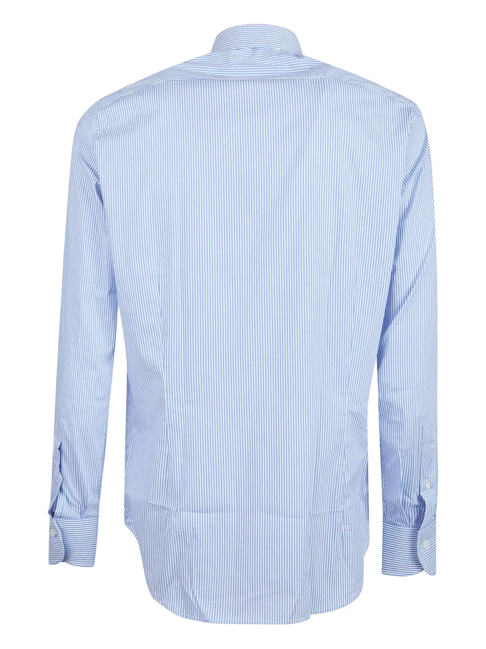 Orian striped cotton shirt - Blauw