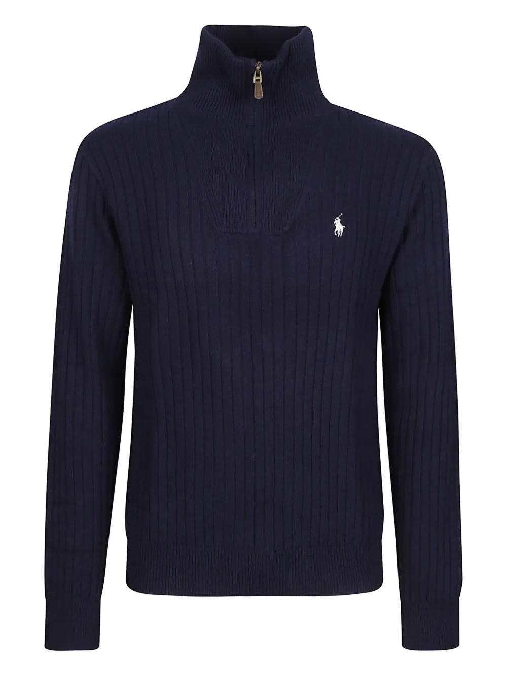 Polo Ralph Lauren ジップネック セーター - ブルー Polo Ralph Lauren ジップネック セーター - ブルー