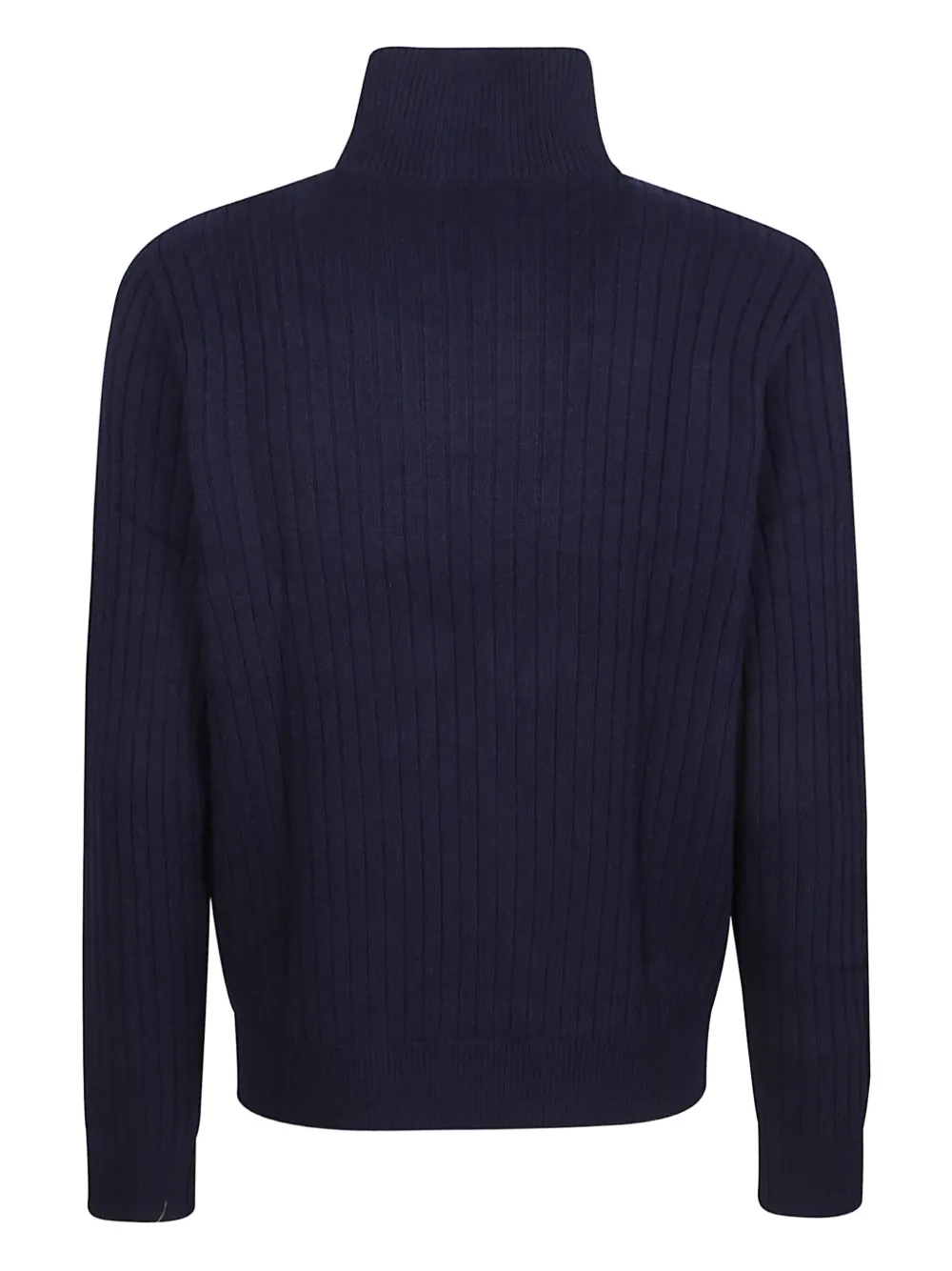 Polo Ralph Lauren Geribbelde trui met rits - Blauw